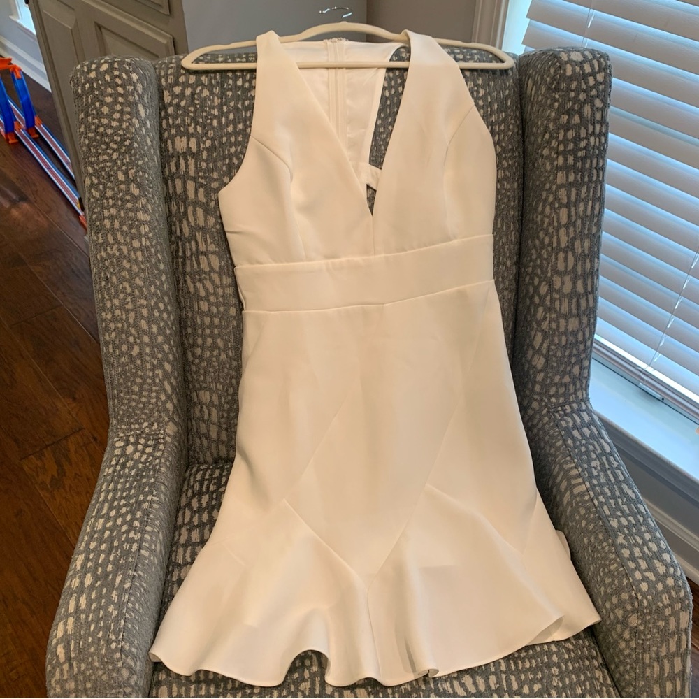 white cocktail dress